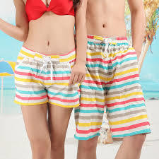 Nylon Polyester Couple Shorts