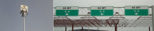 Multicolor Signage/Gantry Structures