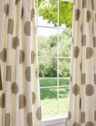 Cotton Dotted Printed Curtain