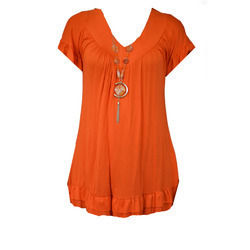 Orange Attractive Ladies Top