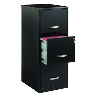 Black Steel File Cabinet