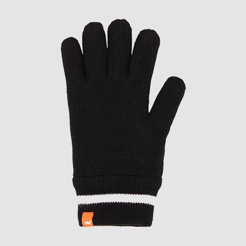 Acrylic Gloves For Winter - Anthracite Black