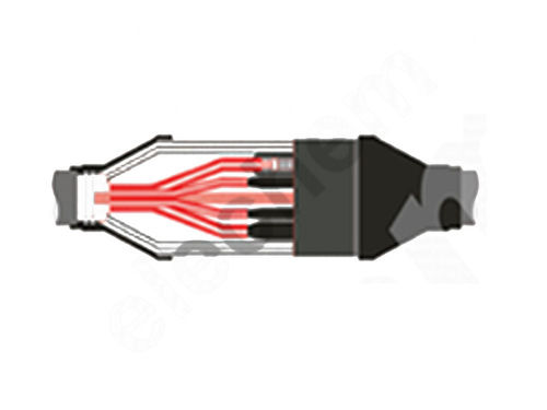 Heat Shrinkable Lv Straingth Through Joints For Pvc/Xlpe/Pilc Cables