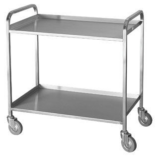 SS Two Shelve Trolley