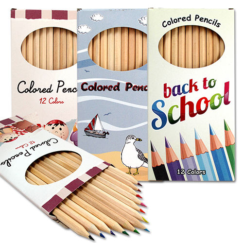 7 Inch Colored Pencils In Cmyk Printed Box