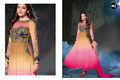 Round Brilliant Cut Bollywood Style Anarkali Suit