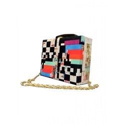 Digital Printed Box Clutch