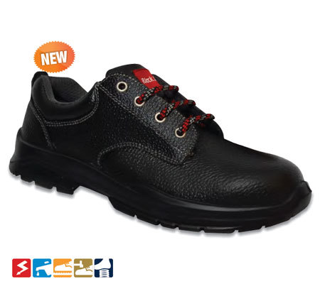Black Steel Industrial Safety Shoes 