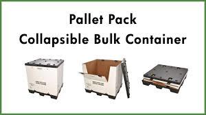 Pallet Pack Collapsible Bulk Container