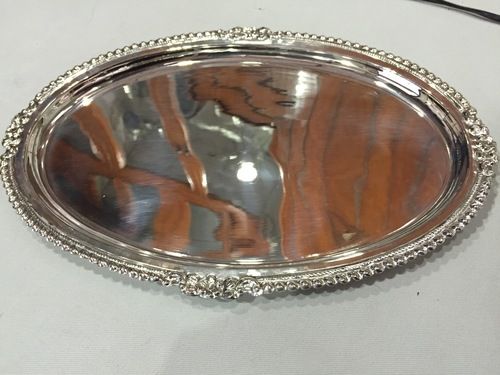 Silver Oval Tray