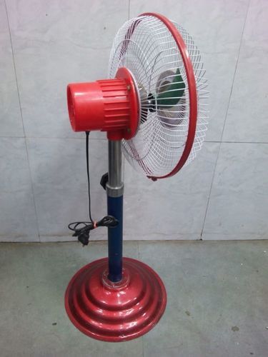 Electric Pedestal Red Stand Fan