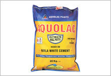 Aquolac Ultimate Wall Putty Based On White Cement