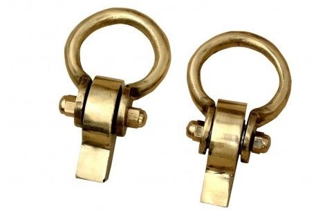 2 pcs Brass Hook Set