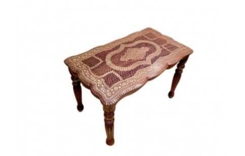 Table set, Rectangle (carved & brass embossed)