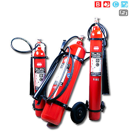Trolley Mounted CO2 Type Fire Extinguishers