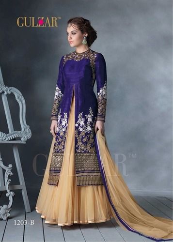 Lehenga Style Wedding Ladies Gown