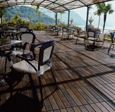 Outdoor Wood Floor Tiles - Natural Wood Elegance, Durable Technology Designed for All Needs