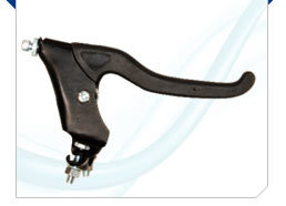 डबल बोल्ट स्टील ब्रैकेट और रिटर्नेबल स्प्रिंग के साथ स्टील इंसर्टेड रेज़िन लीवर