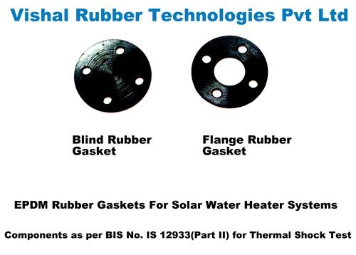 Blind And Flange Epdm Rubber Gaskets For Solar Water Heaters Frequency: 50-60 Hertz (Hz)