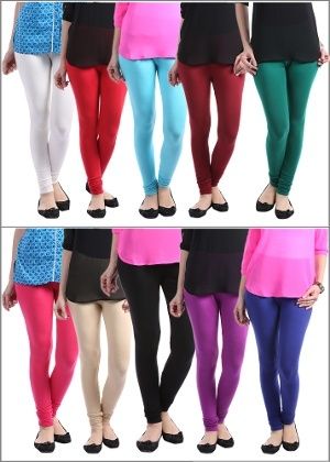 Elegant Ladies Cotton Leggings