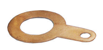 Brass Earth Tag - High-Quality Raw Brass Material, 20 mm to 75 mm Size | Earth Bond Connection per BS6121:1993