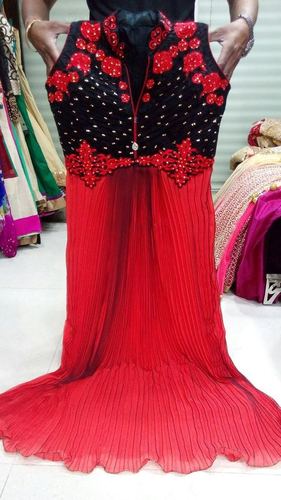 Ladies Red Salwar Kameez