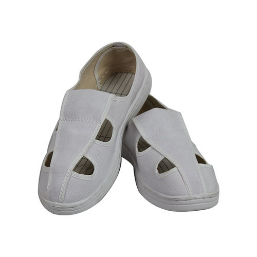 PVC Canvas White Anti Static Lab Shoes