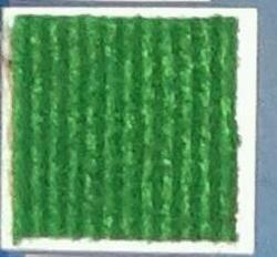 Single Ribbed Green Non Woven Carpet