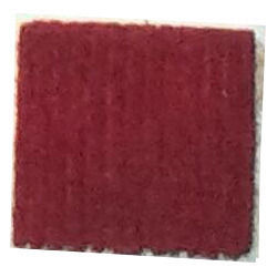 Single Ribbed Non Woven Carpet Red Black