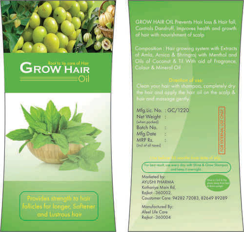 Grow Hair Herbal Hair Oil