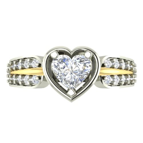 Heart shaped Diamond Ring