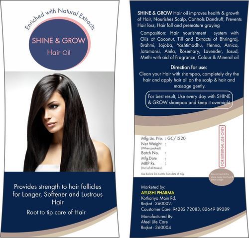 Shine And Grow Hair Oil