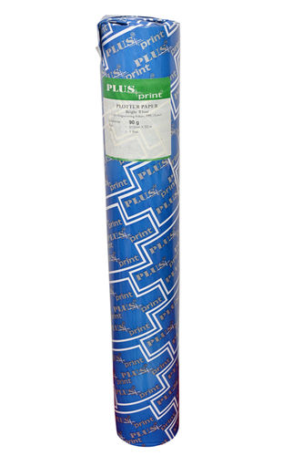 Plusprint Plotter Paper Roll inch 90 gsm - 24 inch - 50 metres