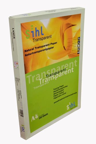 Sihl Transparent DTP Tracing Paper A4 90/95 Gsm - 250 Sheets (Pack of 1)