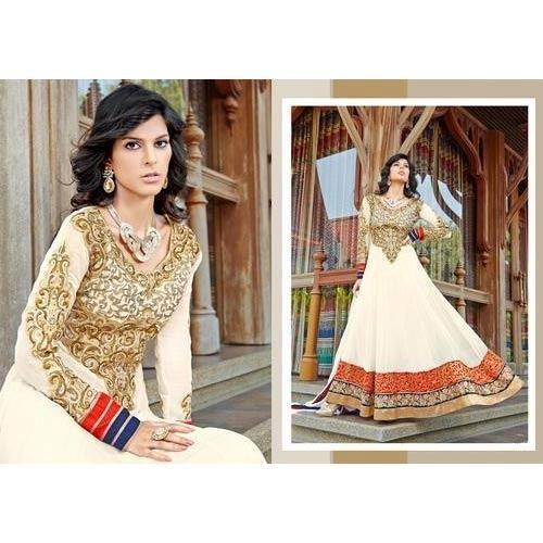 Embroidery Work Anarkali Suit