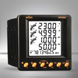 LCD Multifunction Meter - 96mm X 96mm, 85-270V AC | LCD Display, Pulse Output, RS485 Communication, Password Protection, CE UL Certified