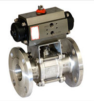 Ball Valve With Pneumatic Actuator