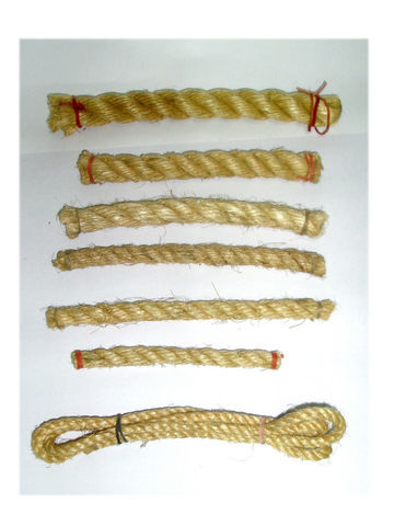 Sisal Rope - Durable Natural Fiber , Superior Gripping and Knotting Ability for Garden and Decorative Use