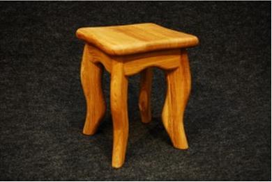 Solid Oak Stool Raimondo