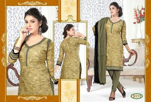 Simple Ladies Cotton Suit