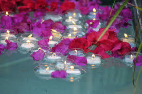 Floral Tea Lights Candle