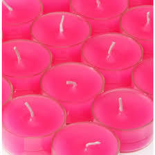 Tea Light Pink Candle