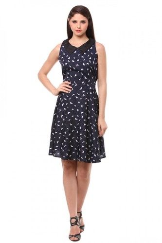 Dark Blue Ladies Dress