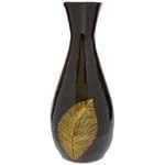 Small Black Leaf Vase