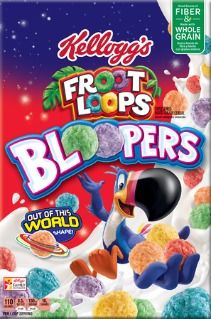 Kelloggs Froot Loops Bloopers cereal