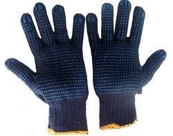 Machine Knit Dotted Gloves