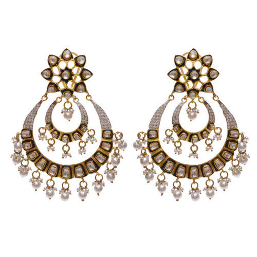 Kundan Dangler Earrings