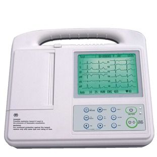 3 Channel Ecg Machine With Display And Interpretation