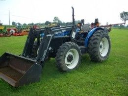 Front End Loader For Windrow Dressing