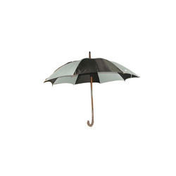 Black And White Wooden Promotional Umbrella